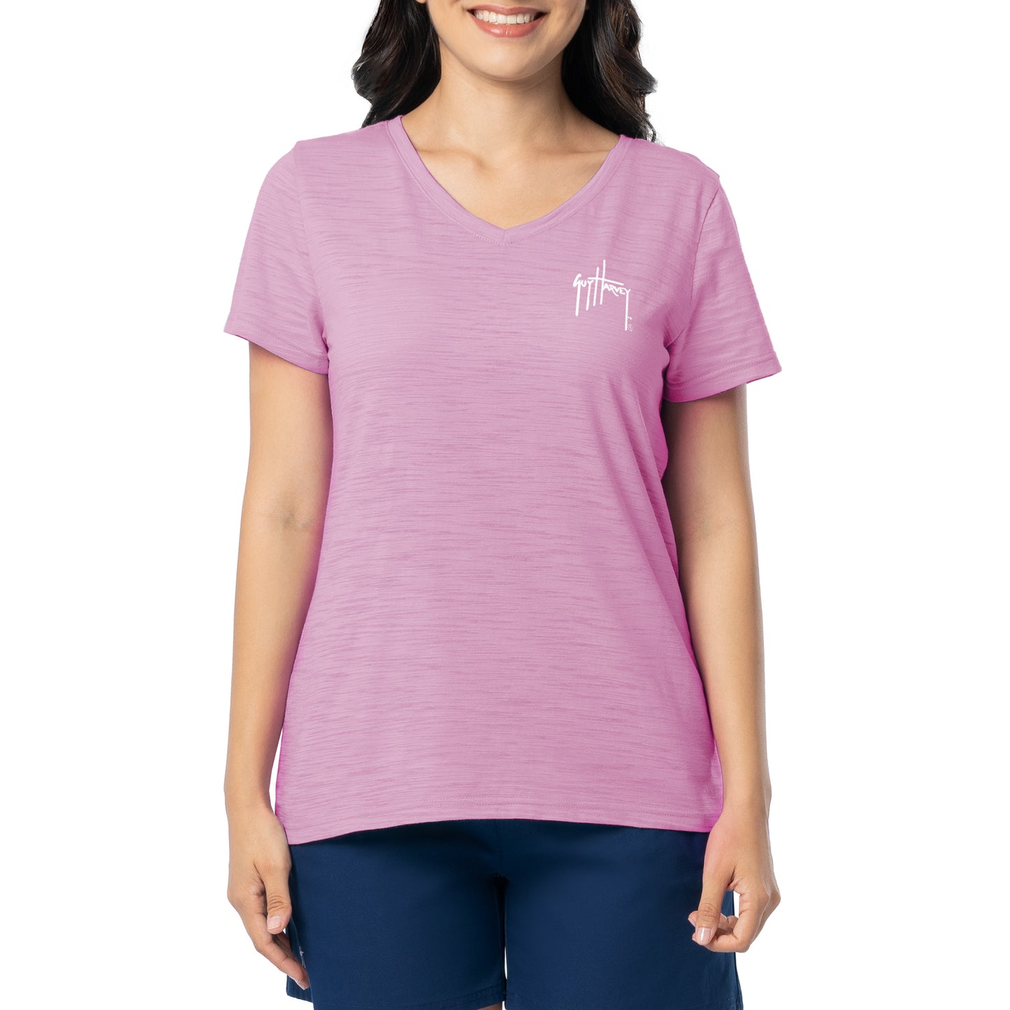 Ladies Sea Species Relaxed V-Neck Top