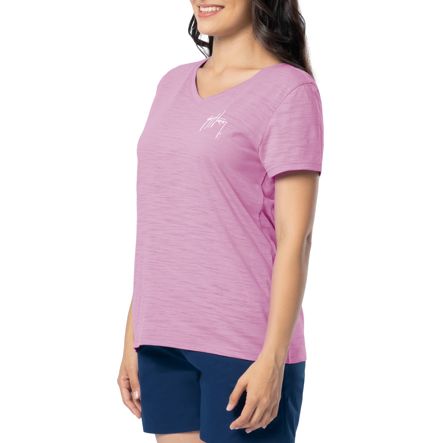 Ladies Sea Species Relaxed V-Neck Top