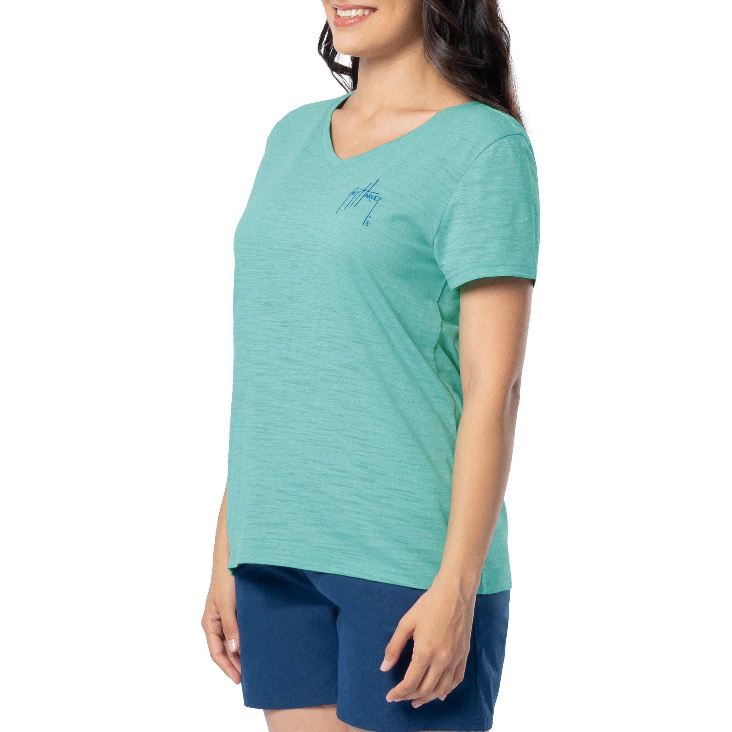 Ladies Vintage GH Relaxed V-Neck Top