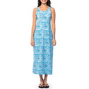 Women's Palm Stripe Maxi Dress