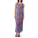Women's Modern Coral Maxi Dress