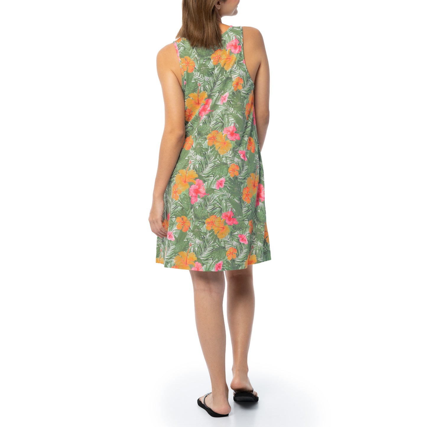 Ladies Hibiscus Tank Dress