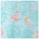 Women's Flamingo Leaves Round Hemp Tank Dress