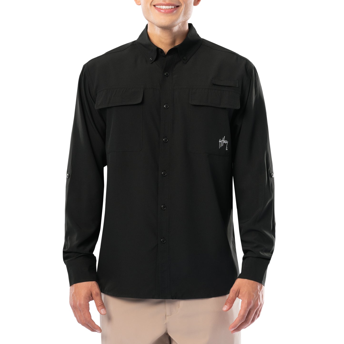 Men's Core Solid Long Sleeve Fishing Shirt