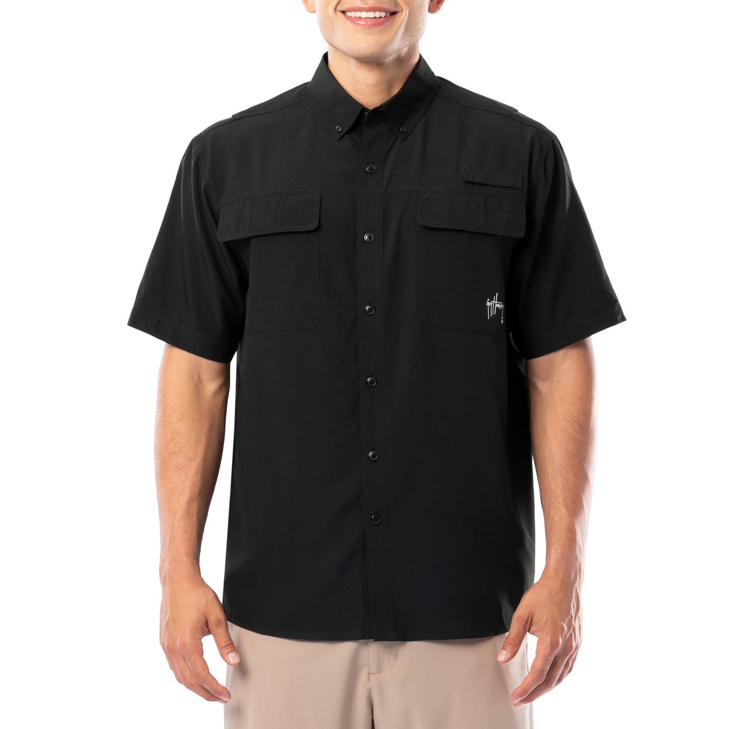 Men's Core Solid Short Sleeve Fishing Shirt