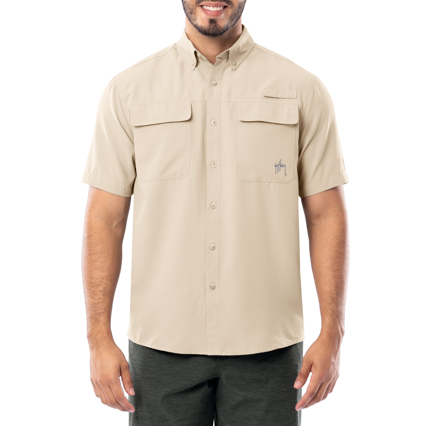 Men's Core Solid Short Sleeve Fishing Shirt