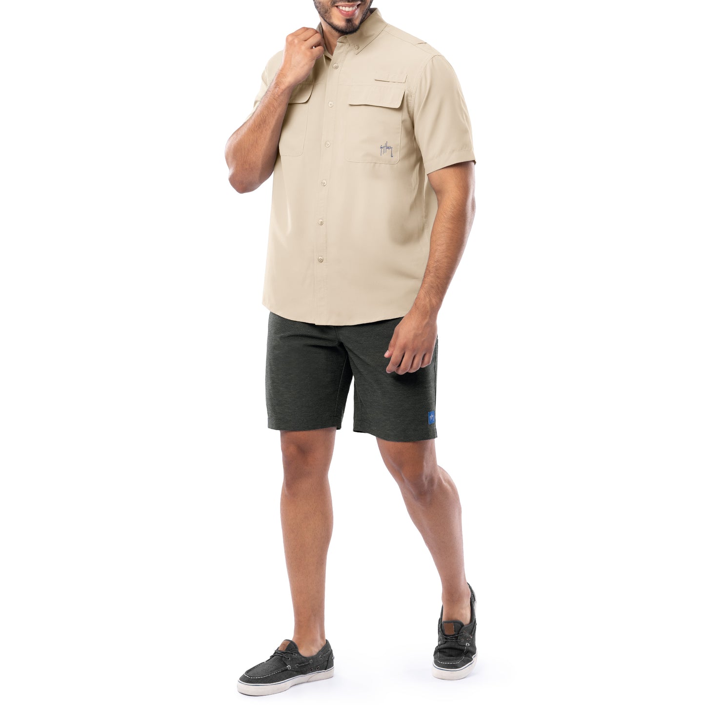 Men's Core Solid Short Sleeve Fishing Shirt