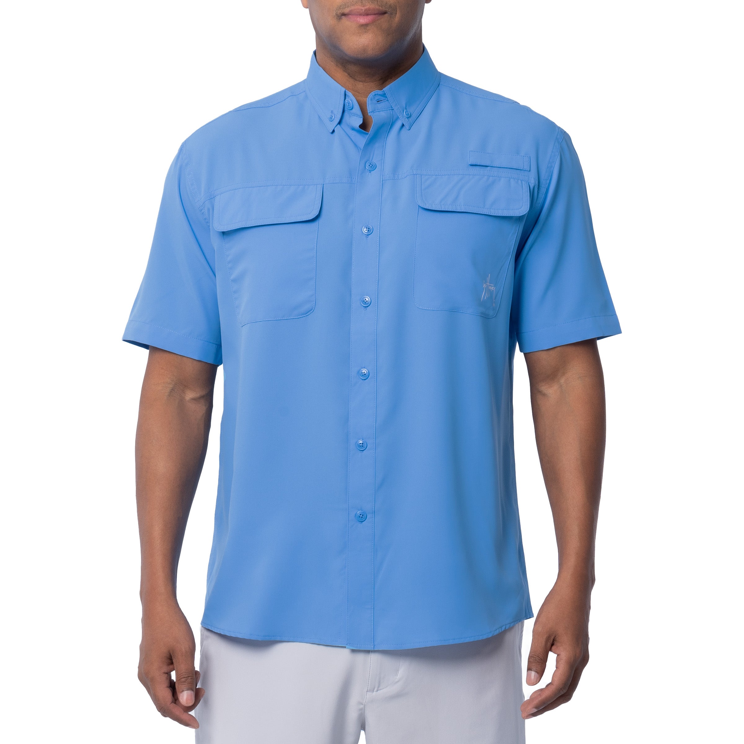 Men's Core Solid Short Sleeve Fishing Shirt