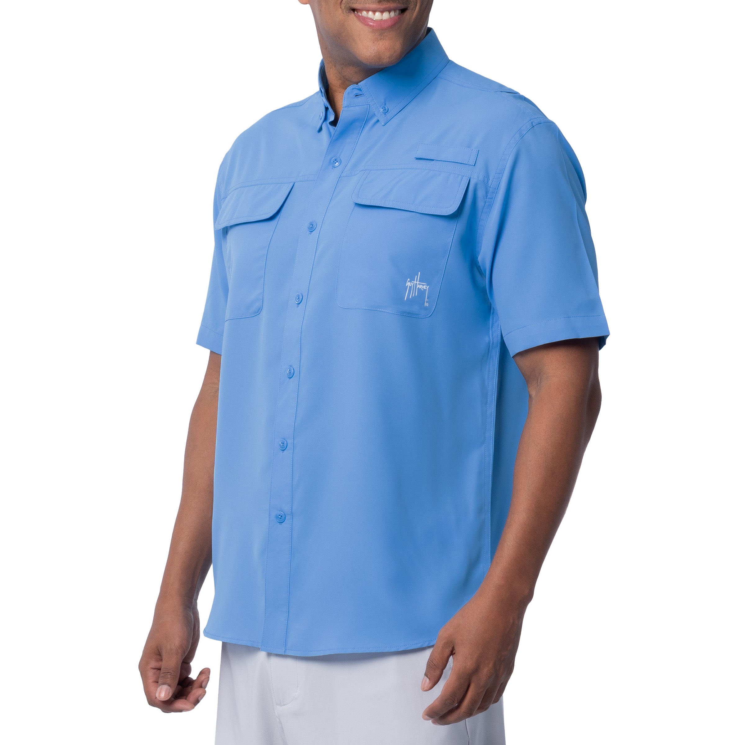 Men's Core Solid Short Sleeve Fishing Shirt