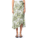 Women's Hibiscus Tonal Wrap Skirt