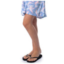 Women's Indigo Printed Scoop Dress