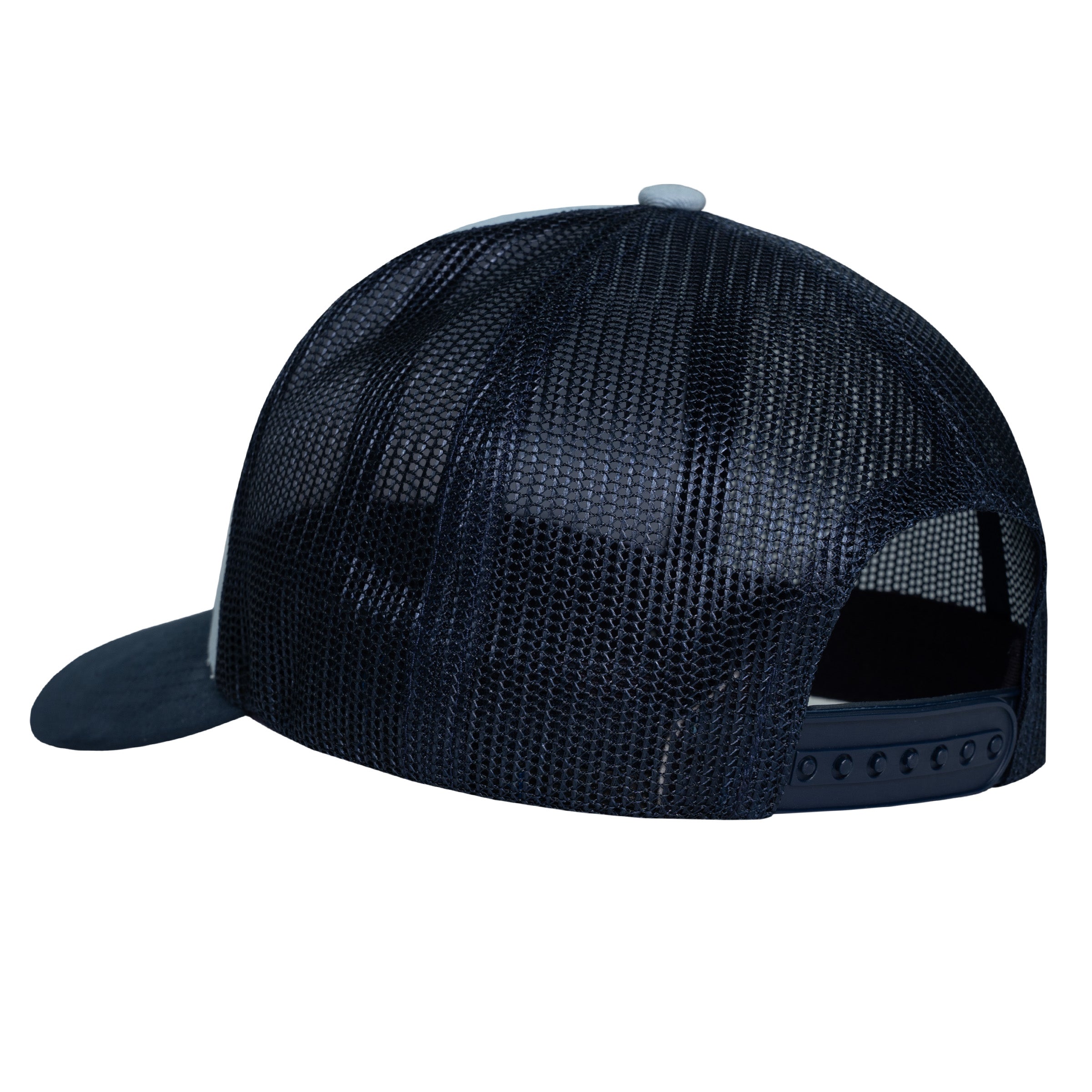 Guy Harvey Leather Patch Woven Mesh Trucker Hat