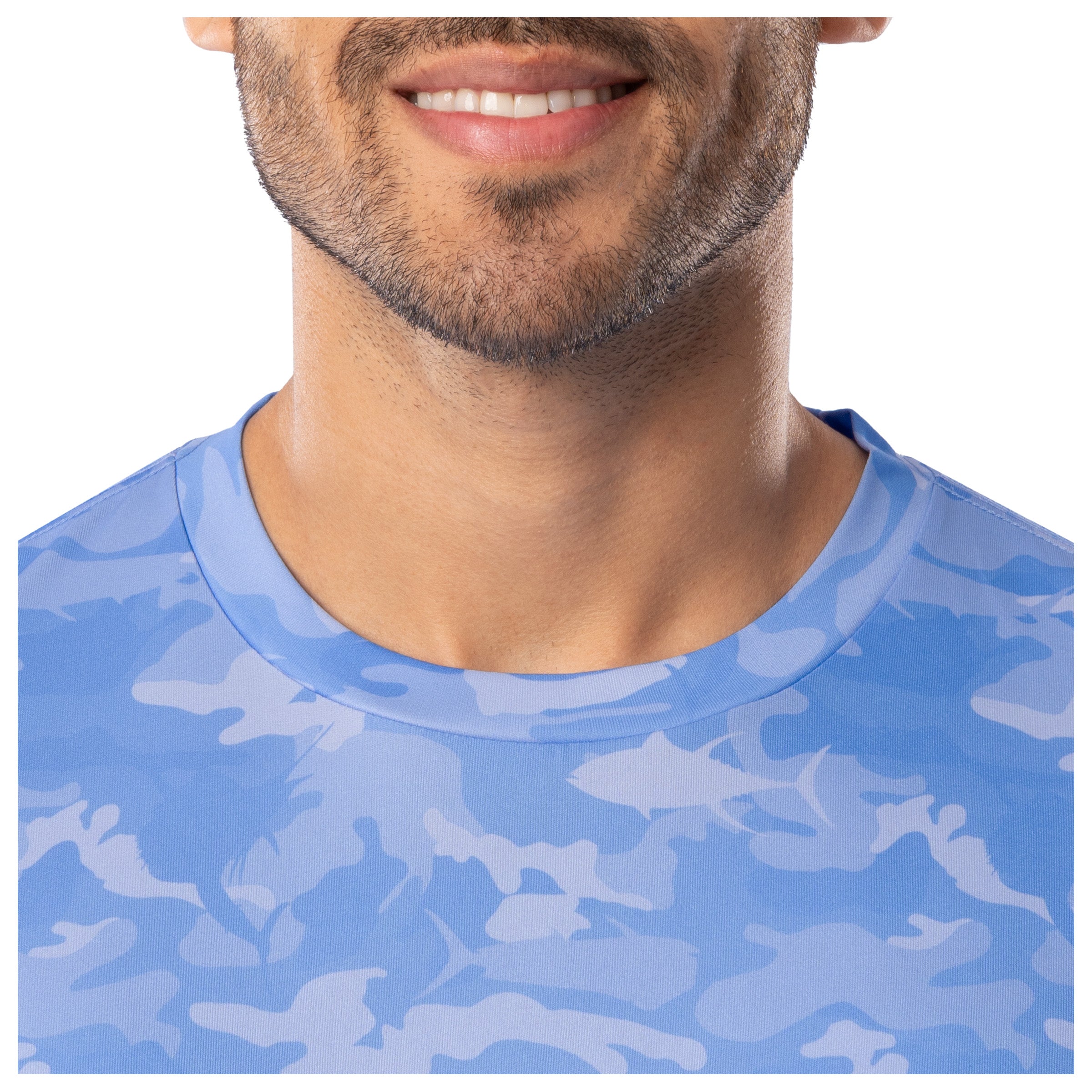 Men's Glass Camo Long Sleeve Performance Shirt