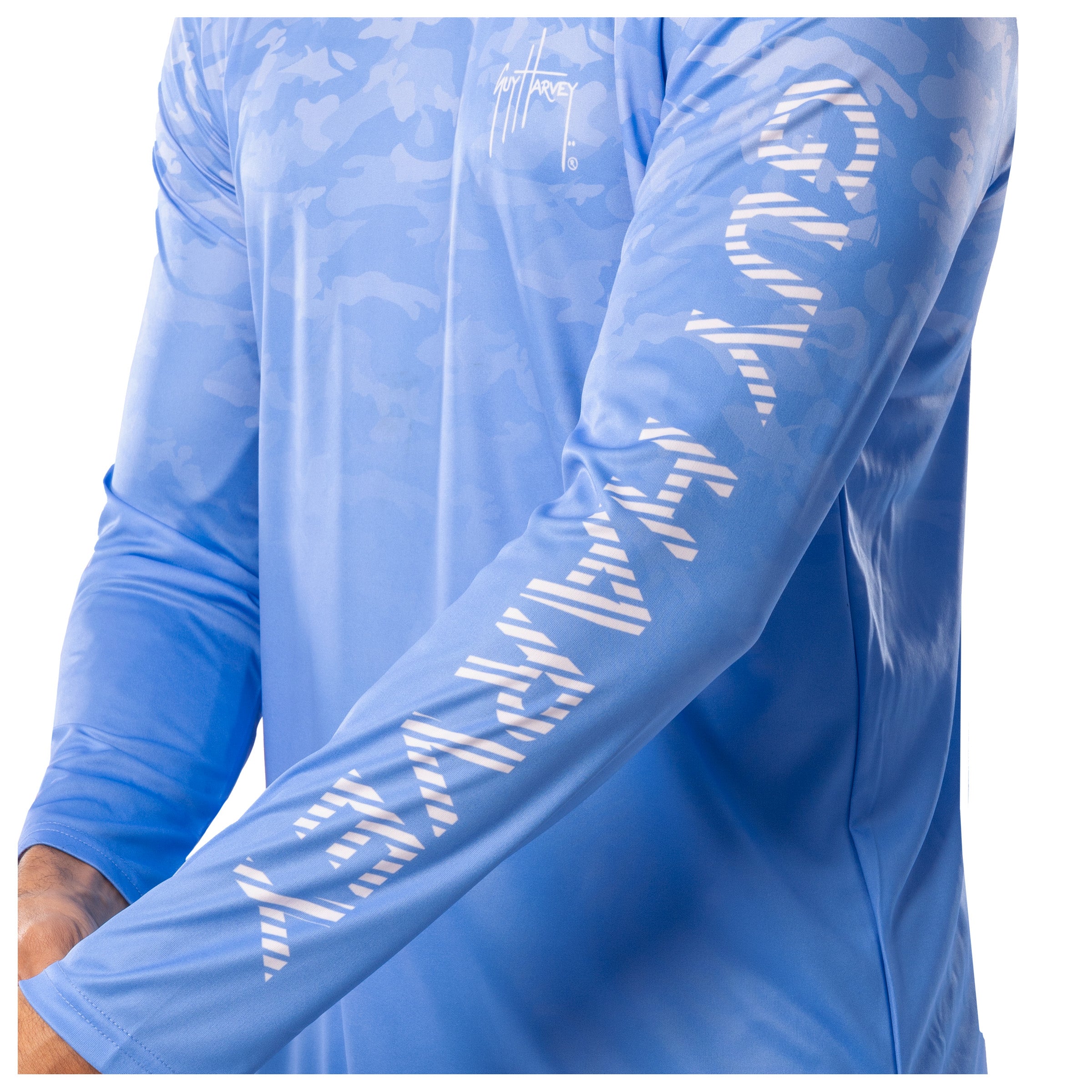 Men's Glass Camo Long Sleeve Performance Shirt