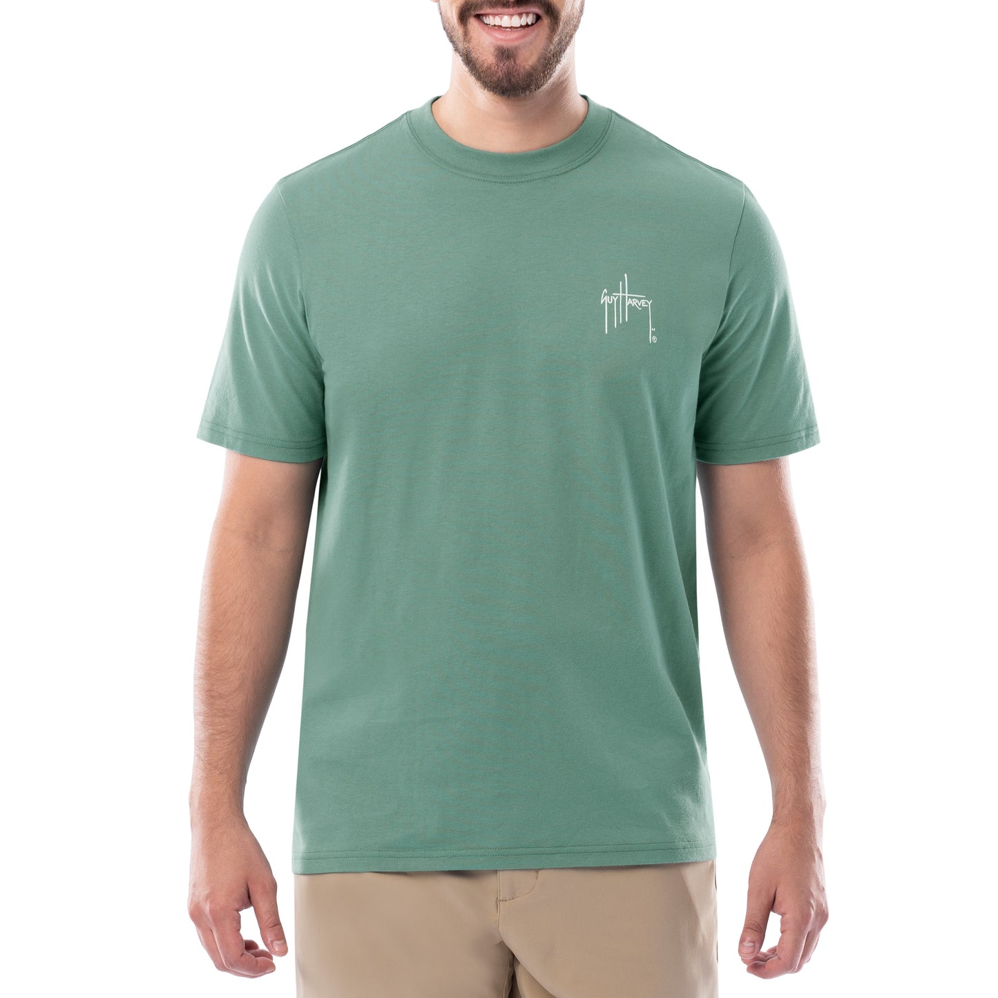 Men's Green Horizon Short Sleeve T-Shirt