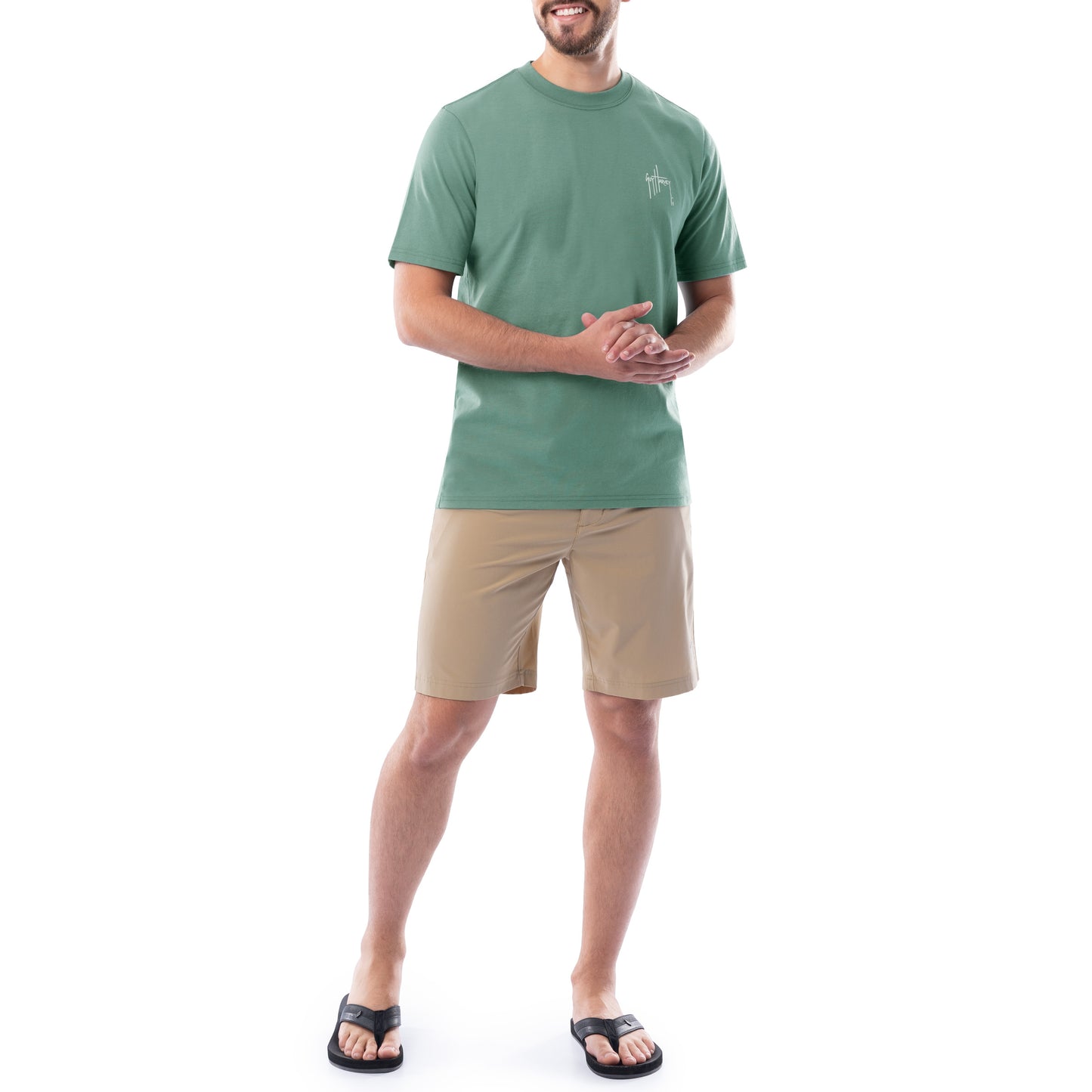 Men's Green Horizon Short Sleeve T-Shirt