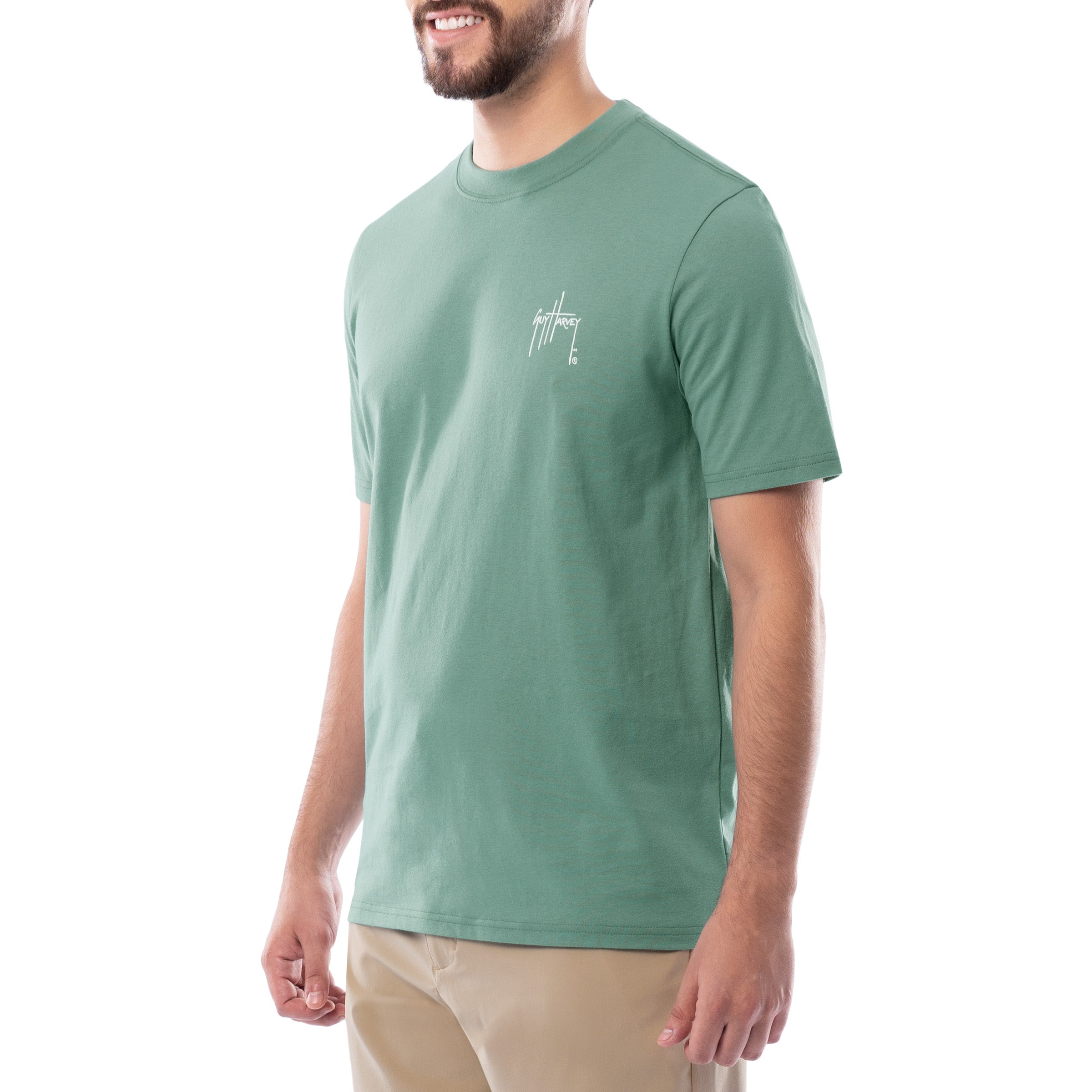 Men's Green Horizon Short Sleeve T-Shirt