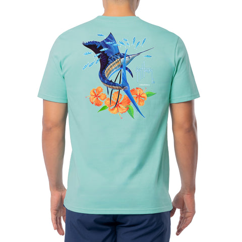 guy harvey dress shirts Guy Harvey Og T-Shirt Summer Sail, Small 100% Cotton