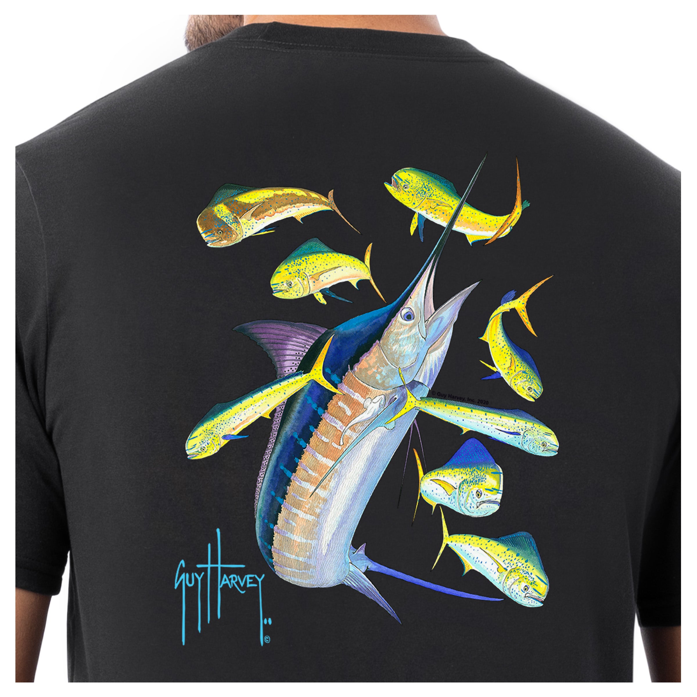 Men's Marlin Dorado Short Sleeve Pocket T-Shirt