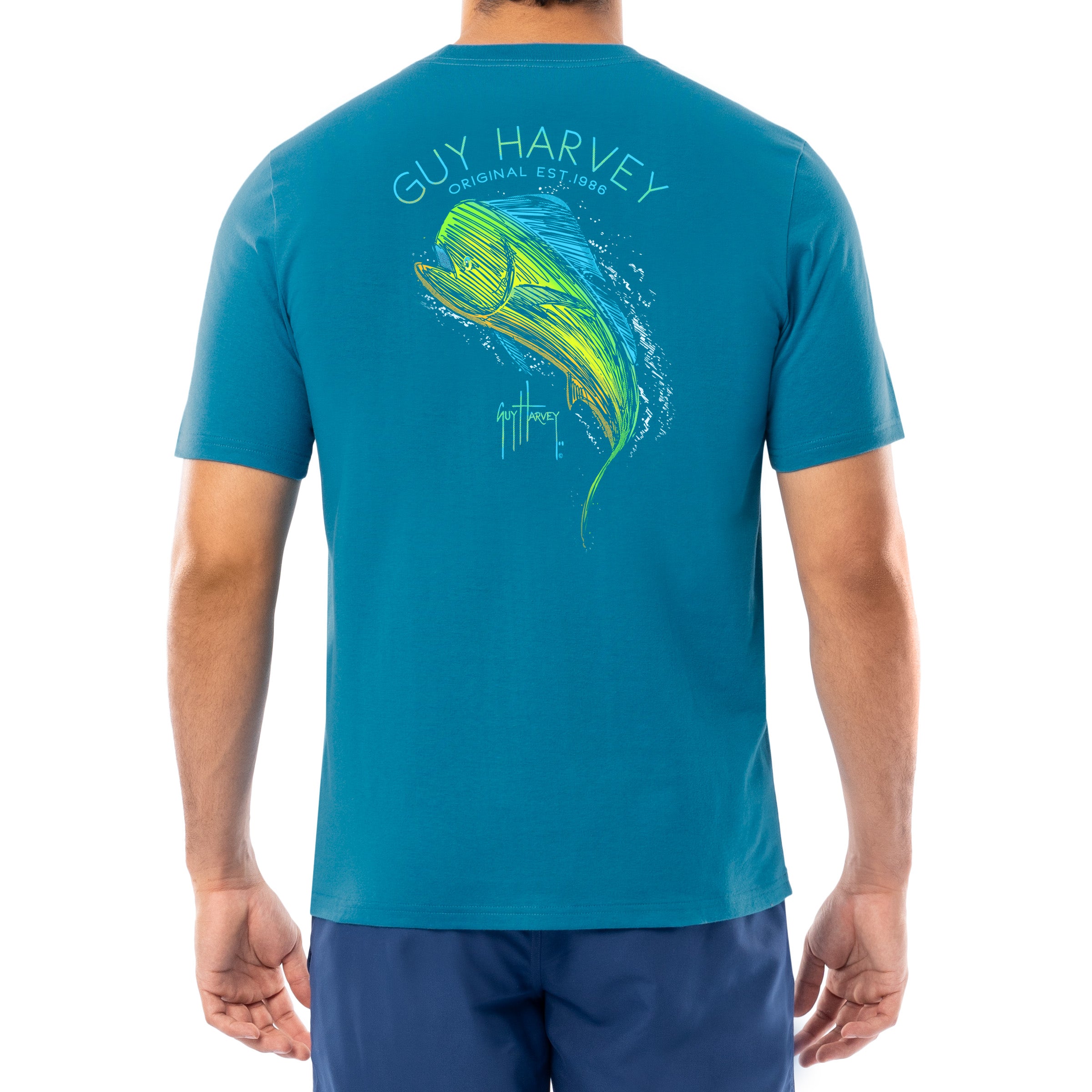 Men's Scribble Mahi Short Sleeve Pocket T-Shirt