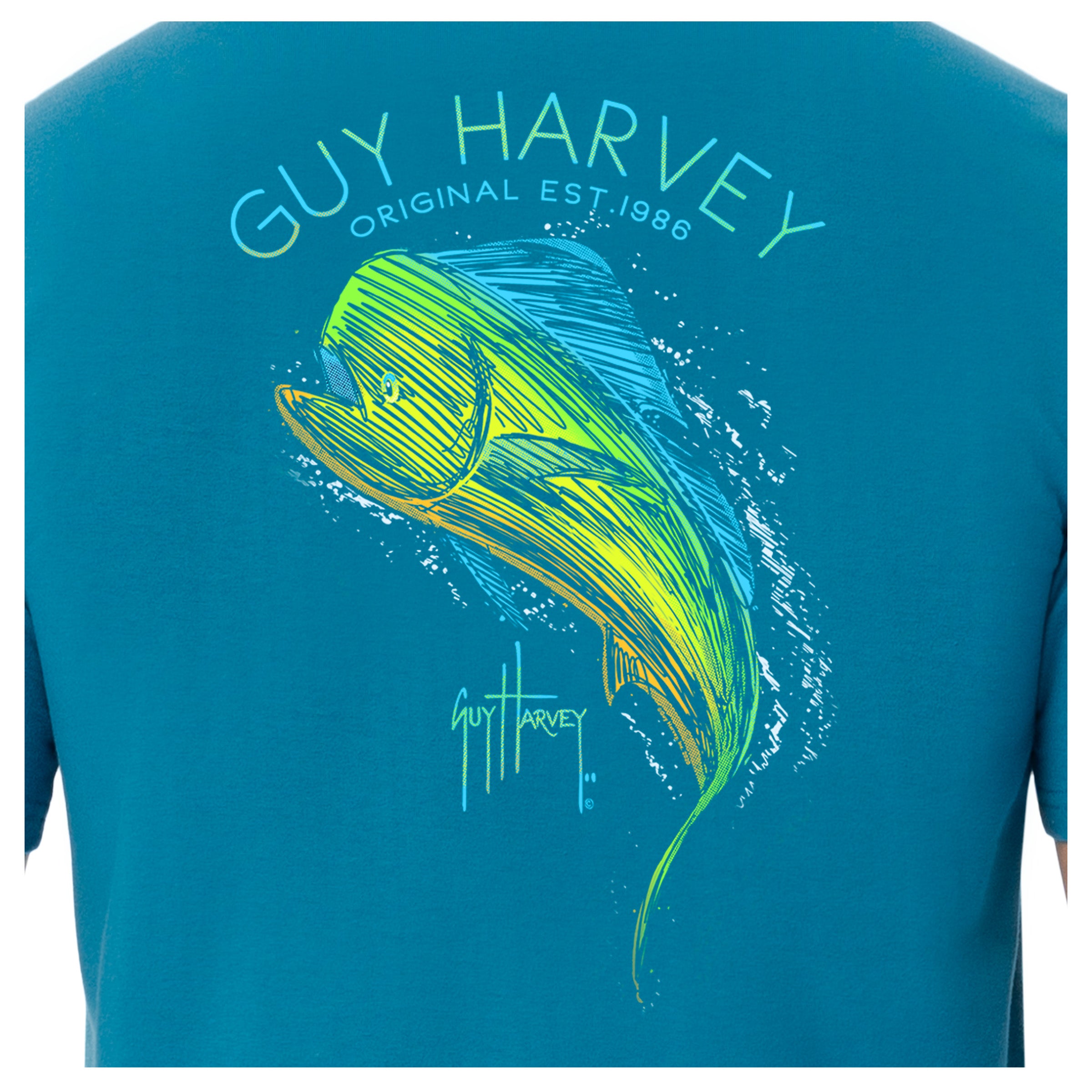 Men's Scribble Mahi Short Sleeve Pocket T-Shirt