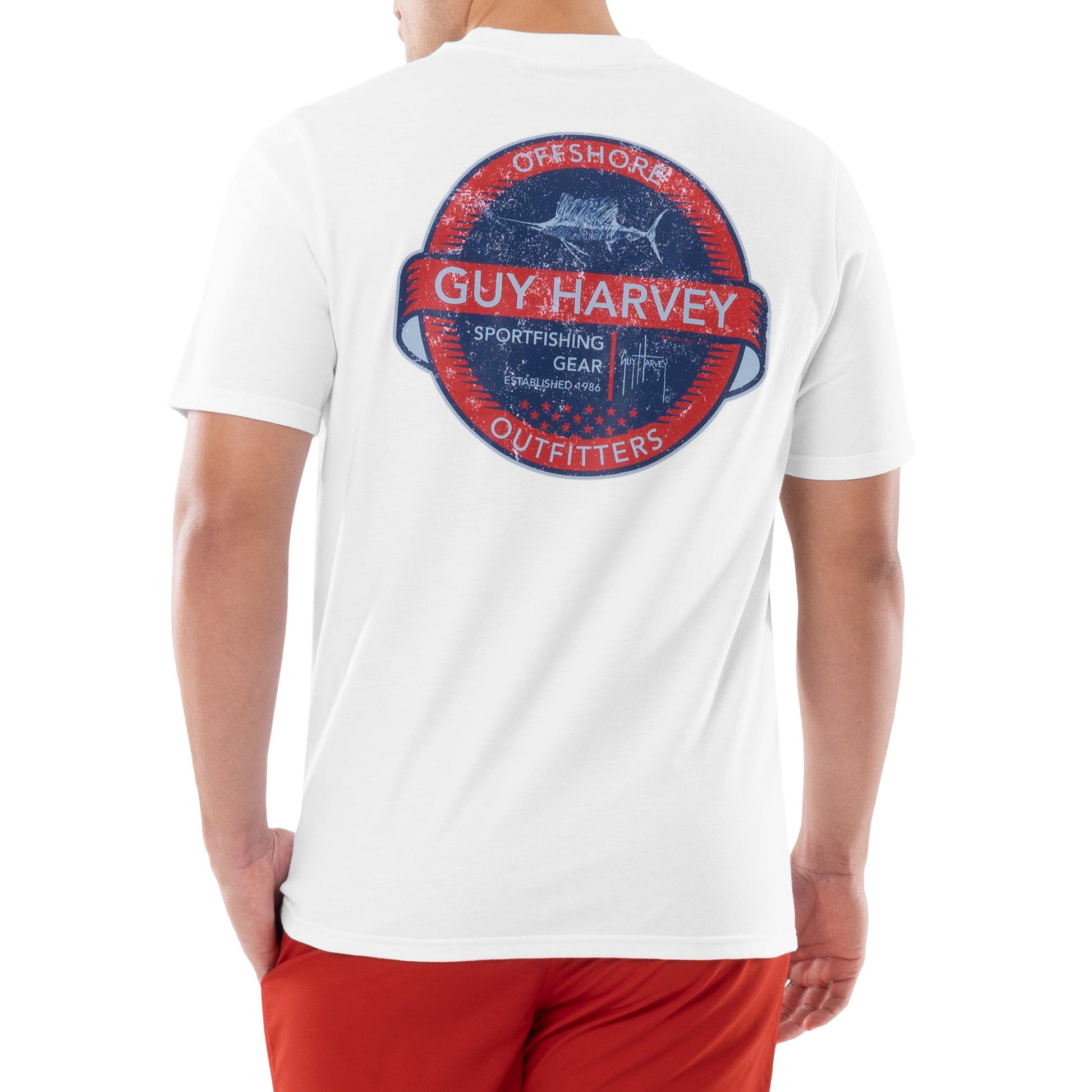 Men's Vintage Sportfishing Pocket Short Sleeve T-Shirt – Guy Harvey