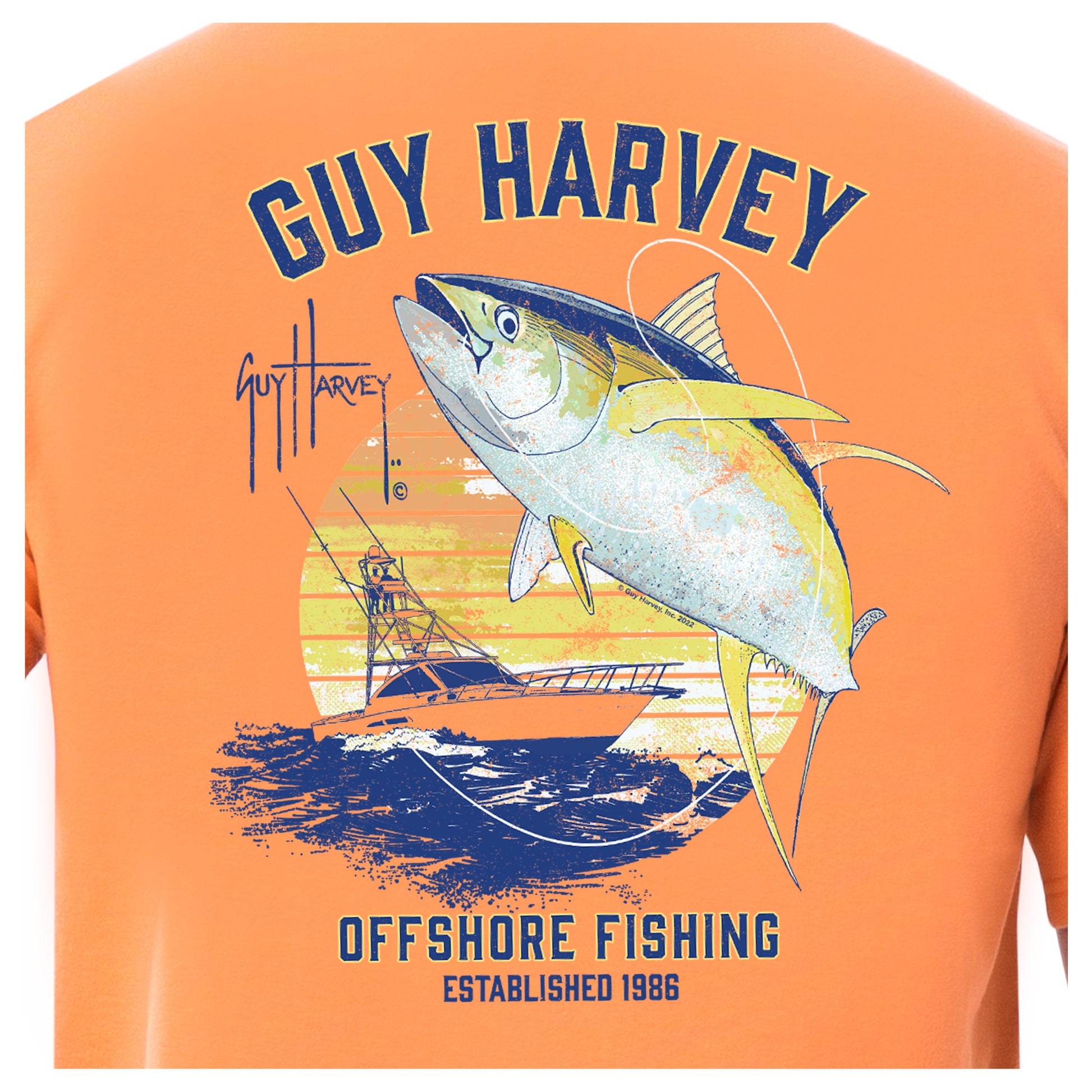 Men's Offshore Fishing Short Sleeve Pocket T-Shirt – Guy Harvey