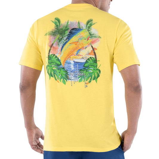 Men's Mahi Paradise Pocket Short Sleeve T-Shirt View 1