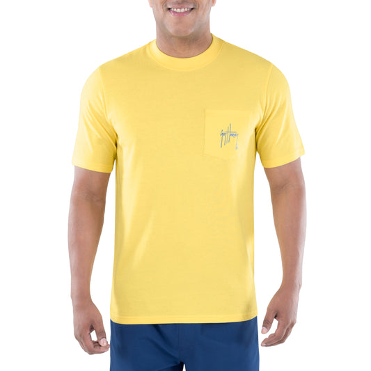 Men's Mahi Paradise Pocket Short Sleeve T-Shirt View 2
