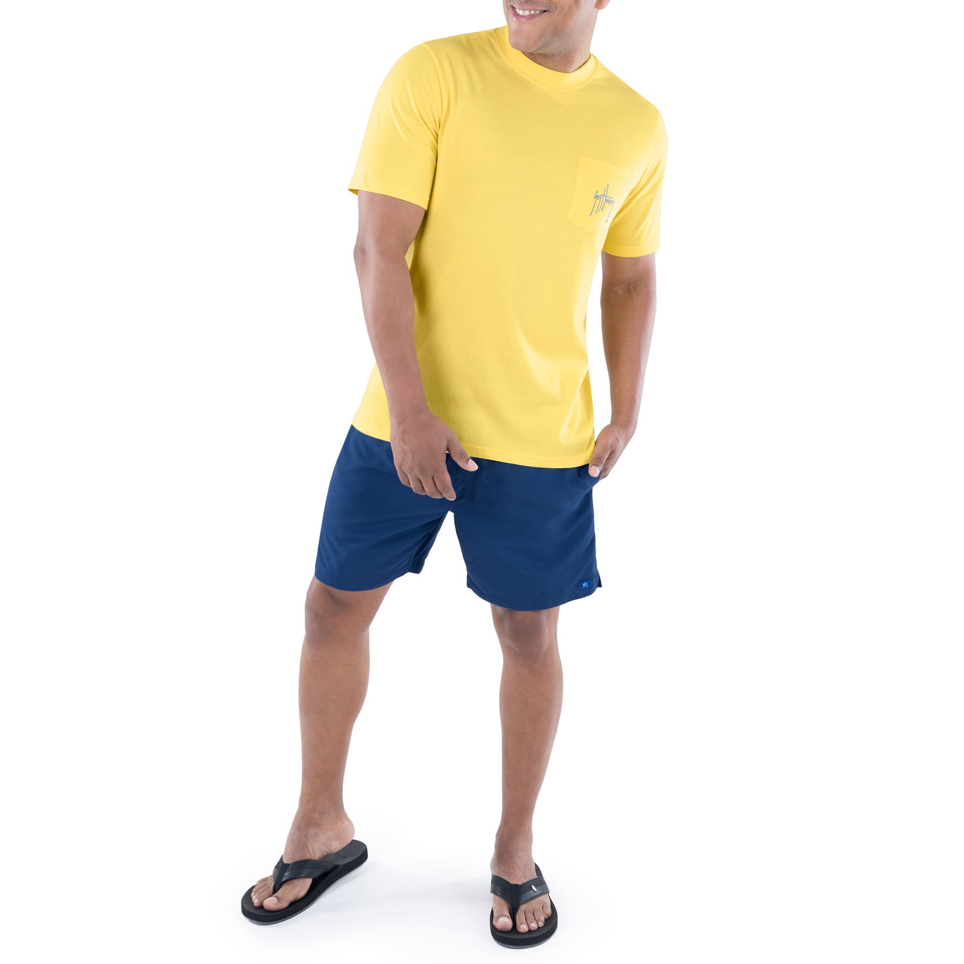 Men's Mahi Paradise Pocket Short Sleeve T-Shirt View 7