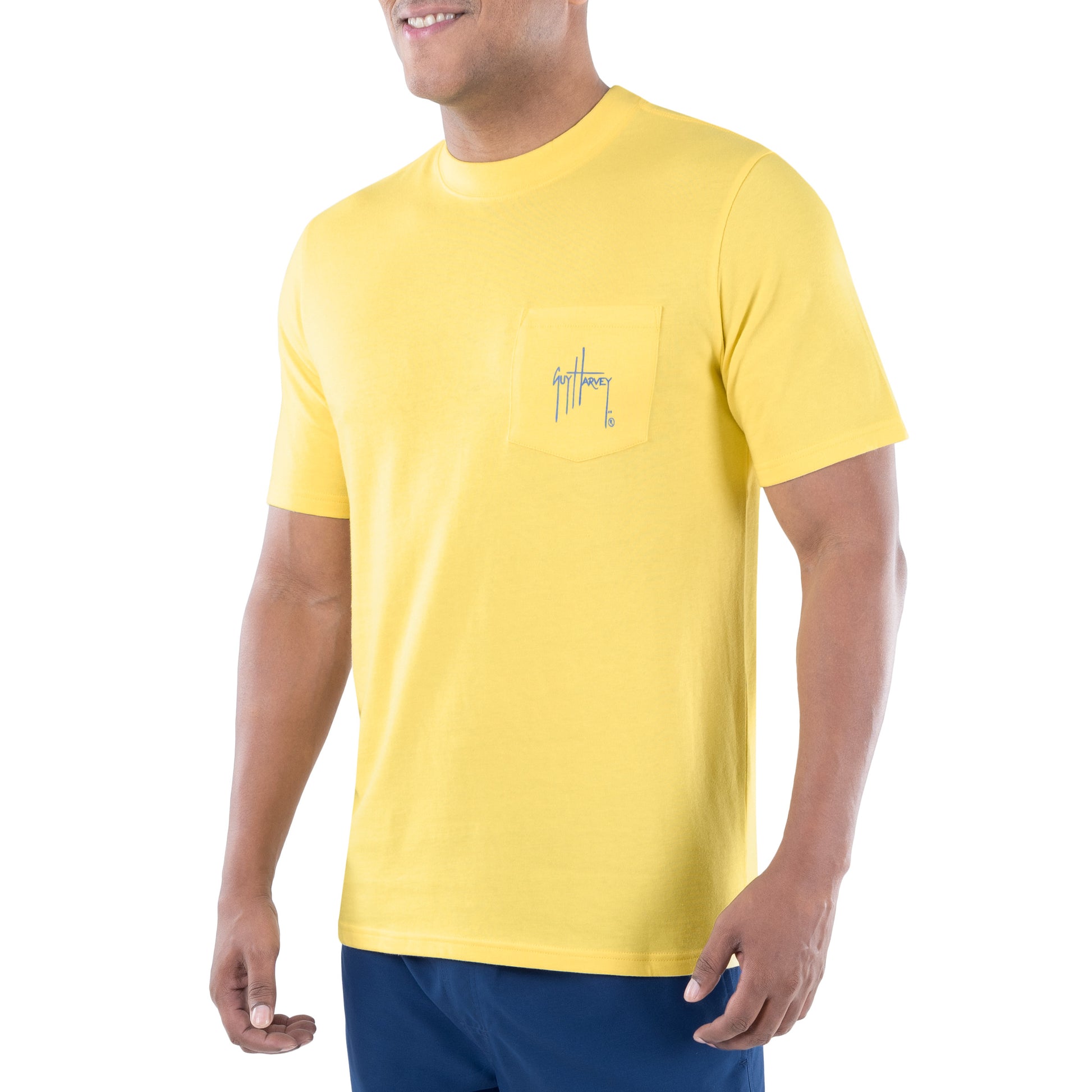Men's Mahi Paradise Pocket Short Sleeve T-Shirt View 4