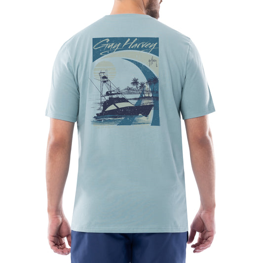 Men's Sunset Paradise Pocket T-Shirt