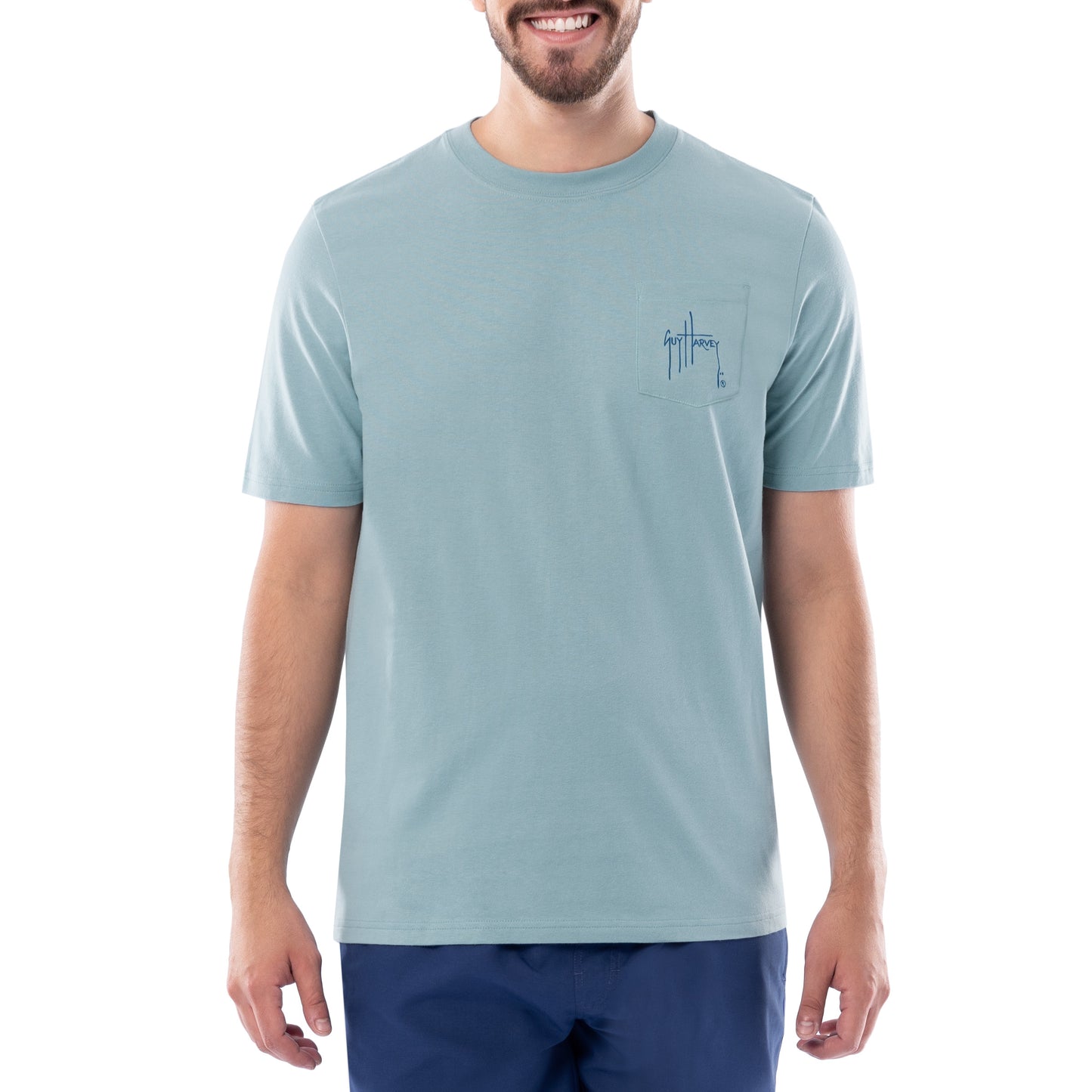 Men's Sunset Paradise Pocket T-Shirt