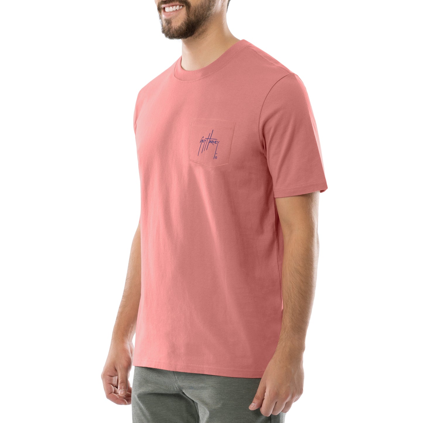 Men's Faded Short Sleeve Pocket T-Shirt