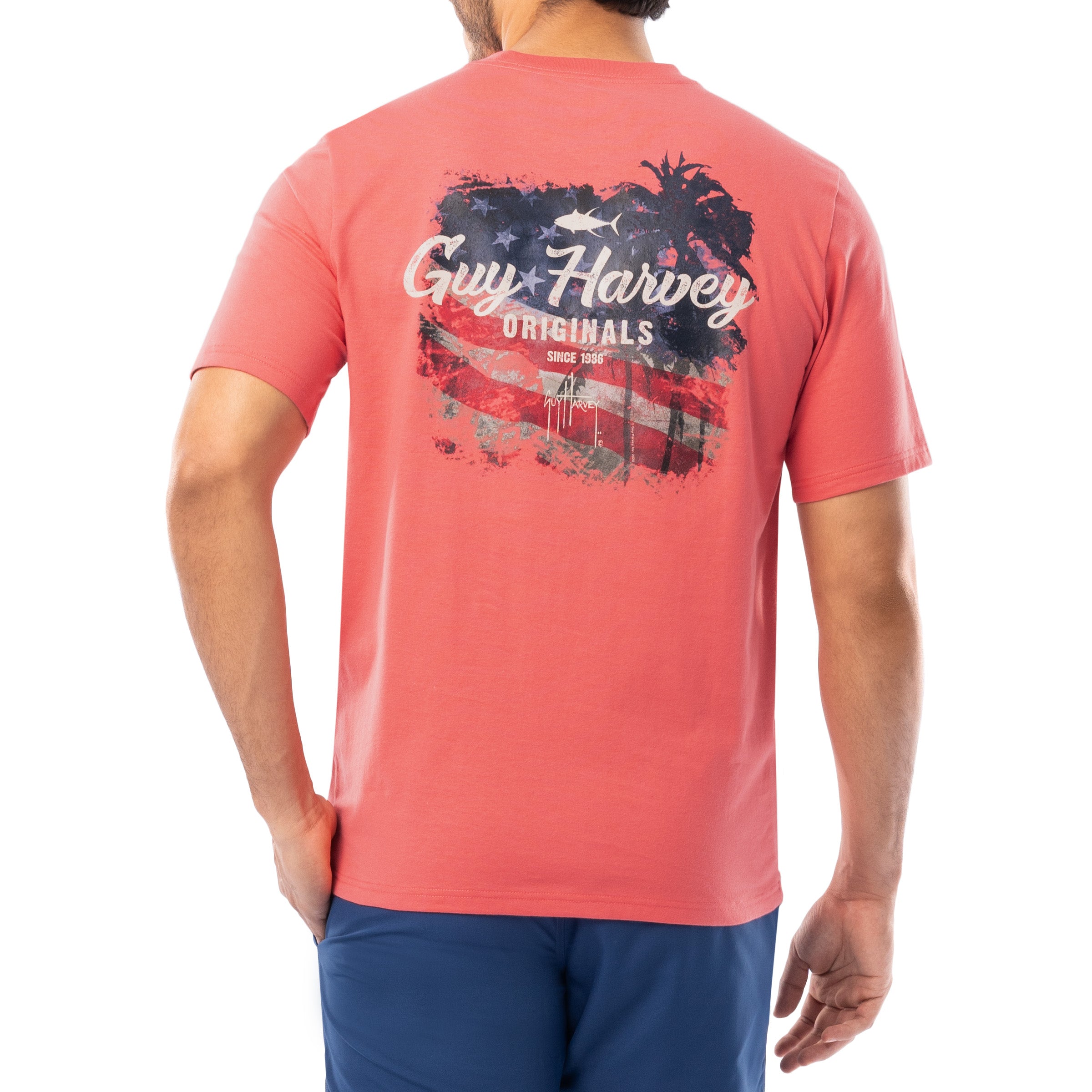 Men's Faded Short Sleeve Pocket T-Shirt