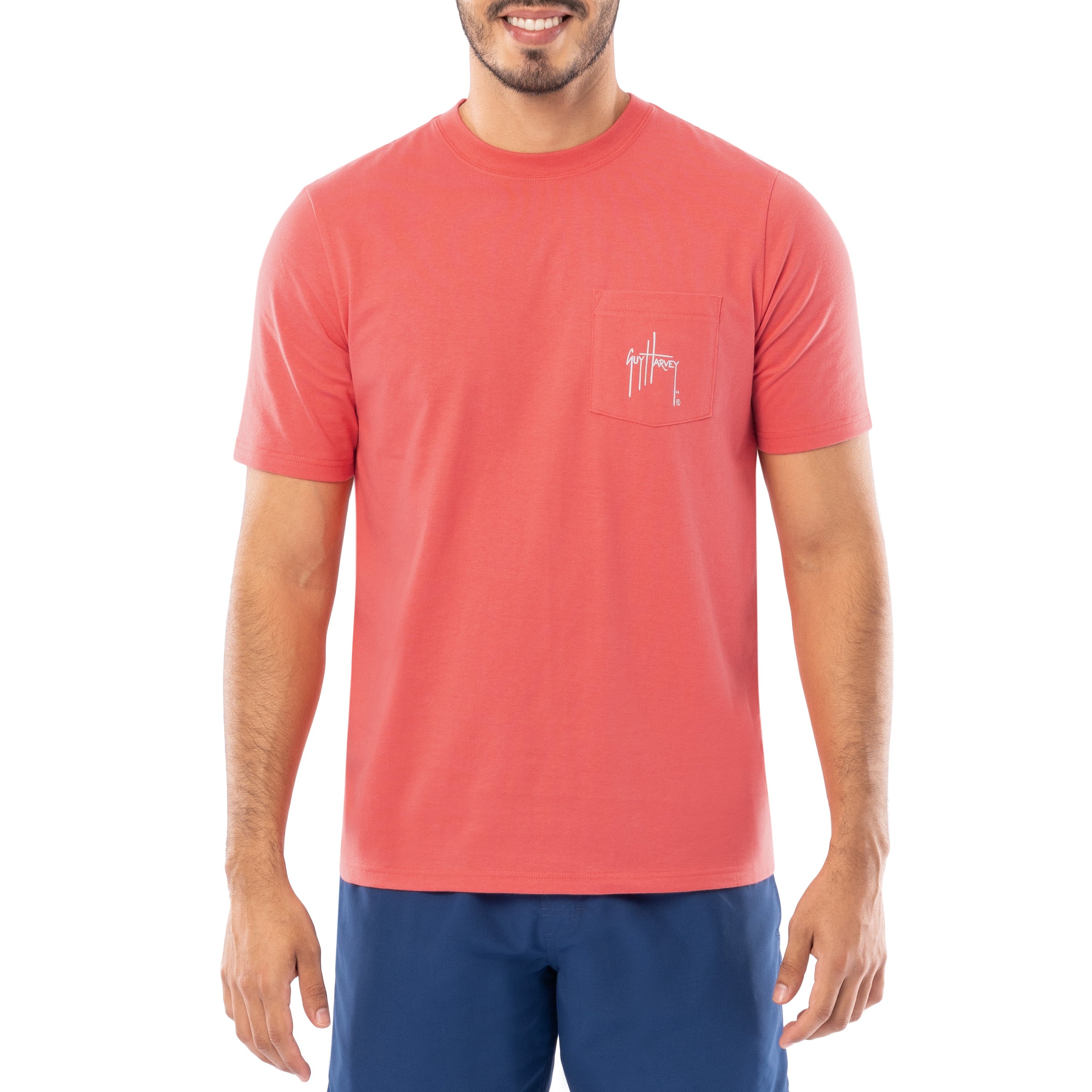 Men's Faded Short Sleeve Pocket T-Shirt