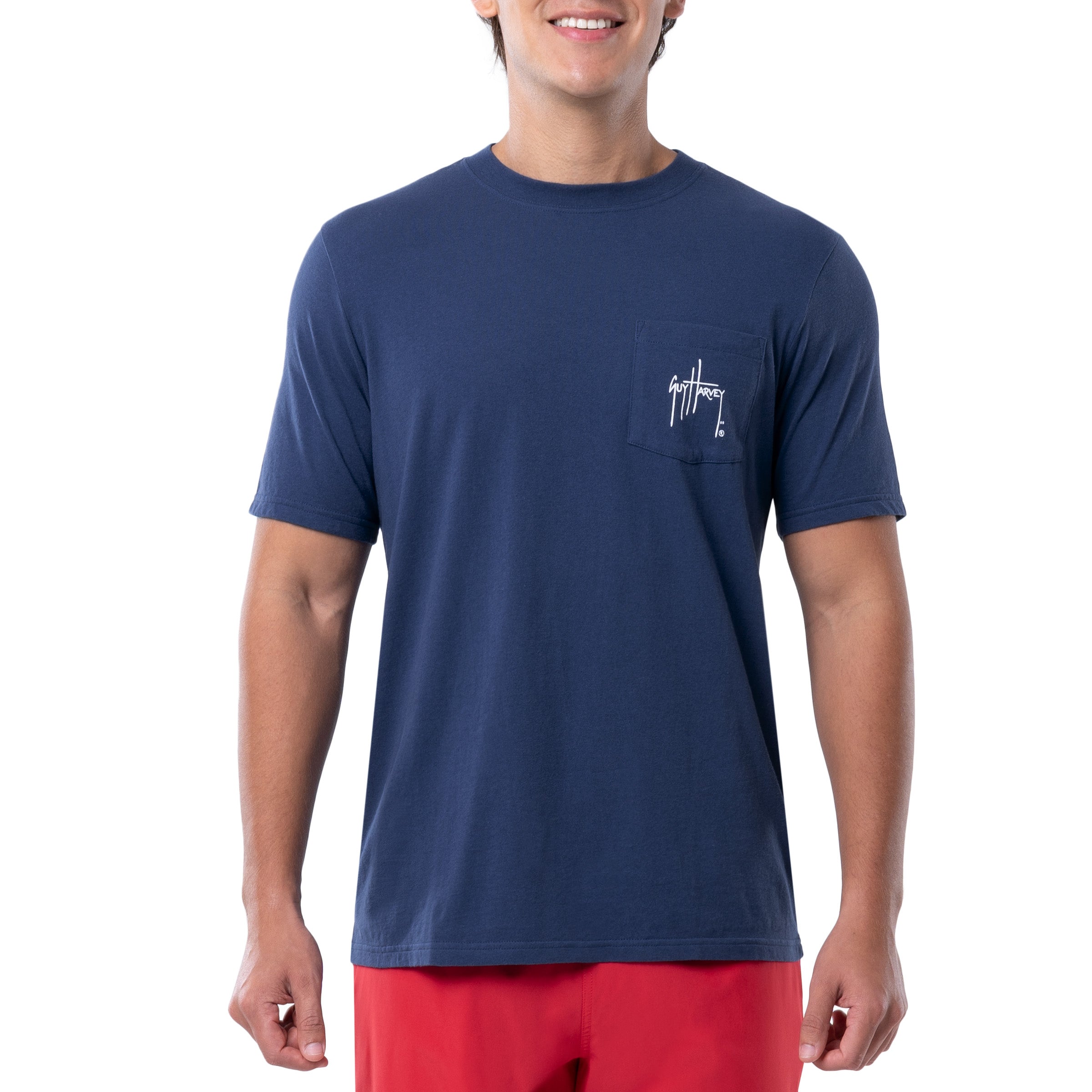 Men's Lighthouse Short Sleeve Pocket T-Shirt