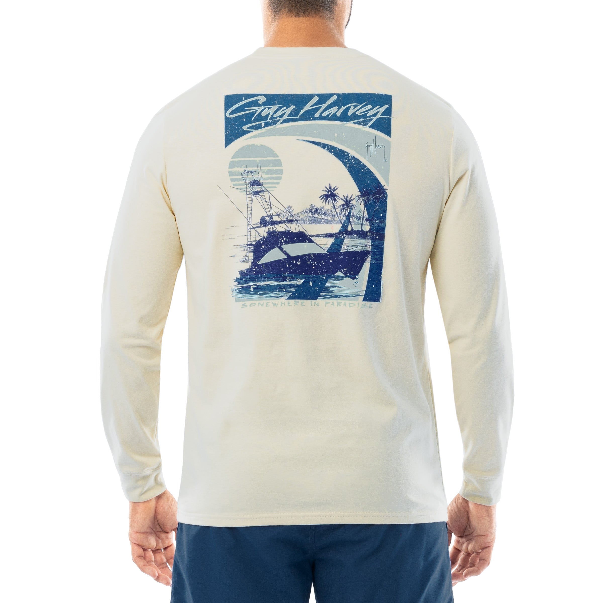 Men's Sunset Paradise Long Sleeve T-Shirt