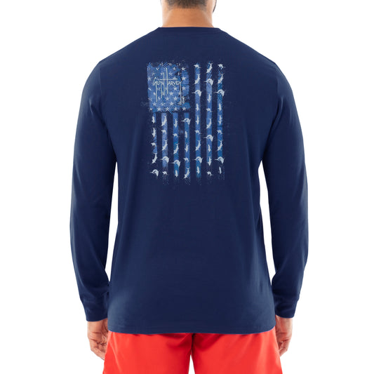 Men's Tonal USA Long Sleeve T-Shirt