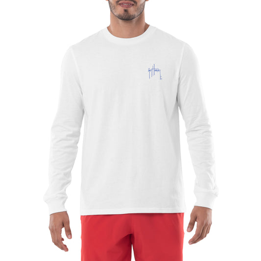 Men's Sunset Silhouette Long Sleeve T-Shirt