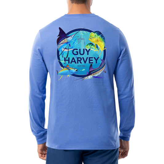 Men's Collage Long Sleeve T-Shirt