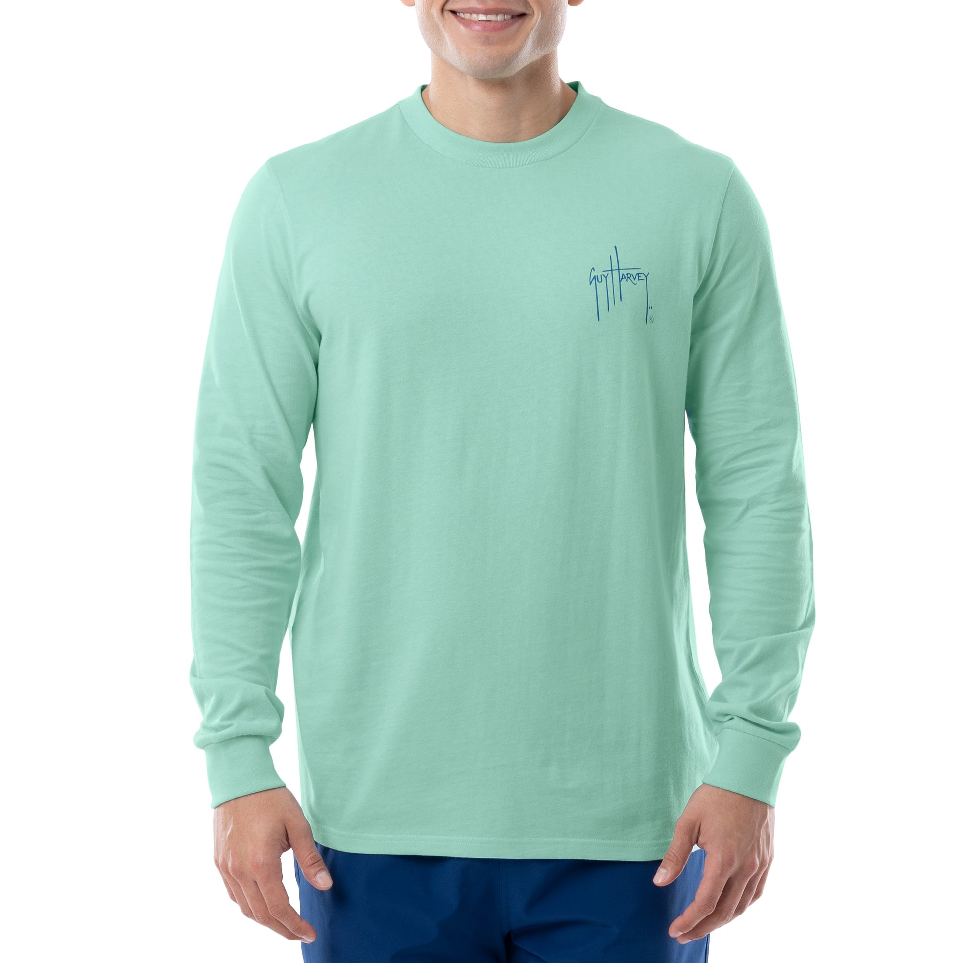 Men's Tropical Tuna Long Sleeve T-Shirt View 2
