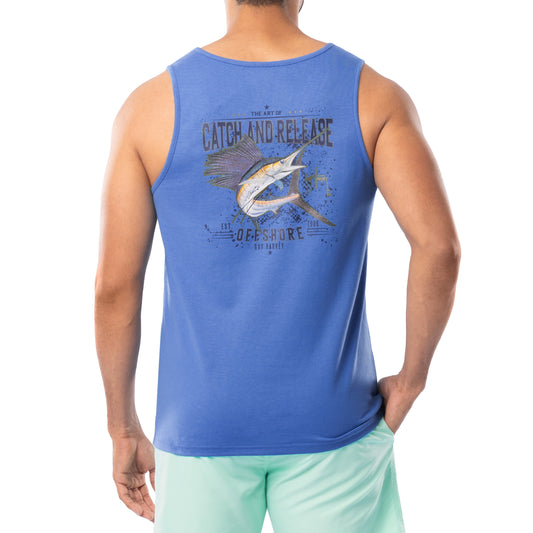 Guy Harvey Men's Fish Collection Graphic Tank Top