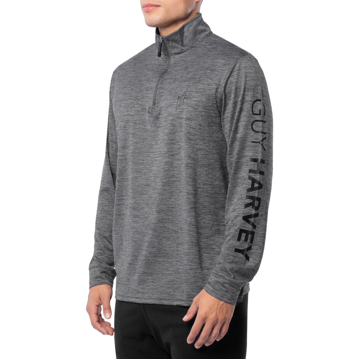 Men's Grey Lightweight Quarter Zip