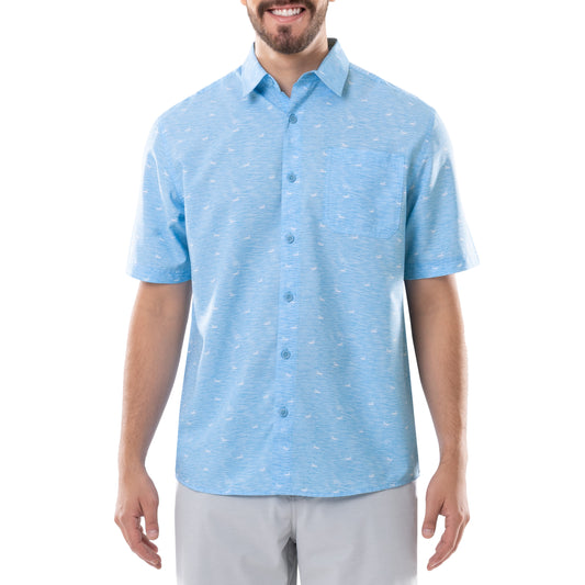 FinTech Men's Short Sleeve Fishing Shirt - Small 