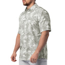 Men's Urban Palms White Performance Fishing Shirt