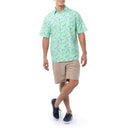 Men's Nautical Palms Performance Fishing Shirt