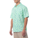 Men's Nautical Palms Performance Fishing Shirt