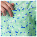 Men's Nautical Palms Performance Fishing Shirt