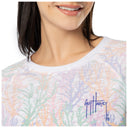 Women's Coral Sky Long Sleeve Raglan Slub Shirt